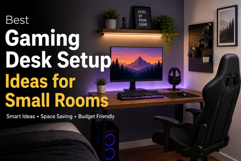 Best Gaming Desk Setup Ideas for Small Rooms