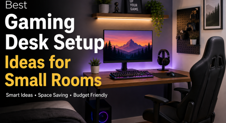 Best Gaming Desk Setup Ideas for Small Rooms