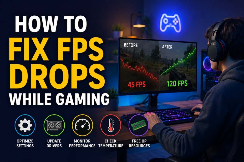 How to Fix FPS Drops While Gaming