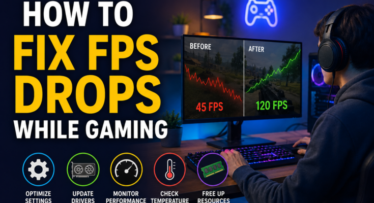 How to Fix FPS Drops While Gaming