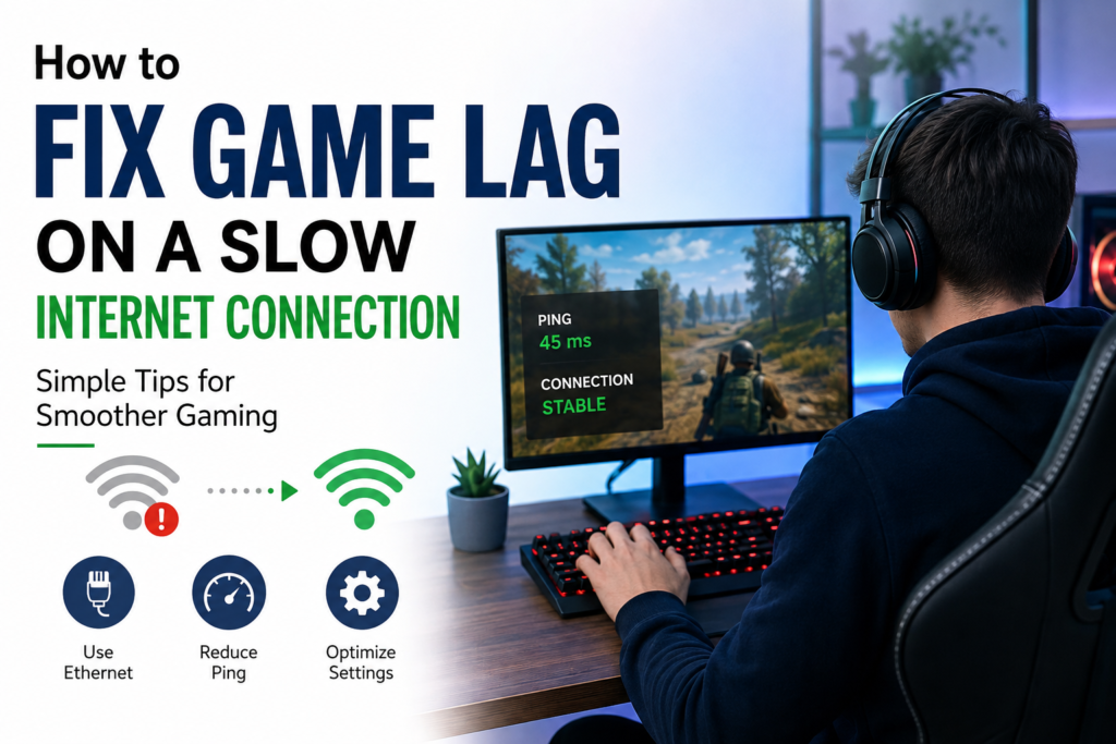 How to Fix Game Lag on a Slow Internet Connection