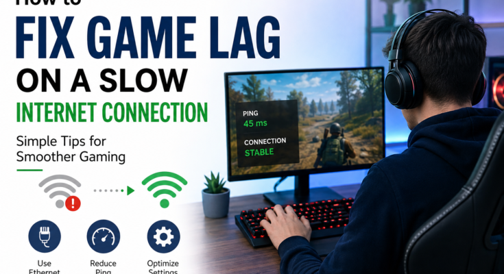 How to Fix Game Lag on a Slow Internet Connection
