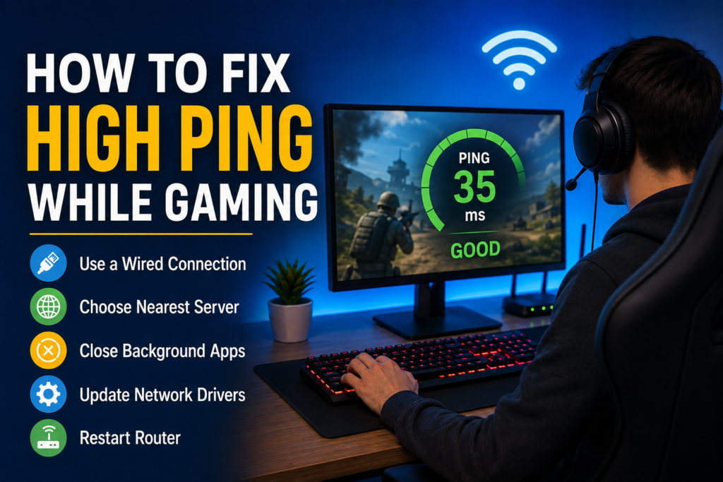 How to Fix High Ping While Gaming
