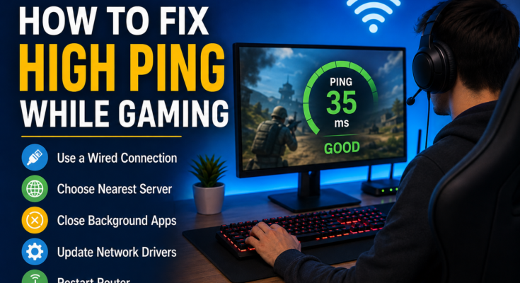 How to Fix High Ping While Gaming