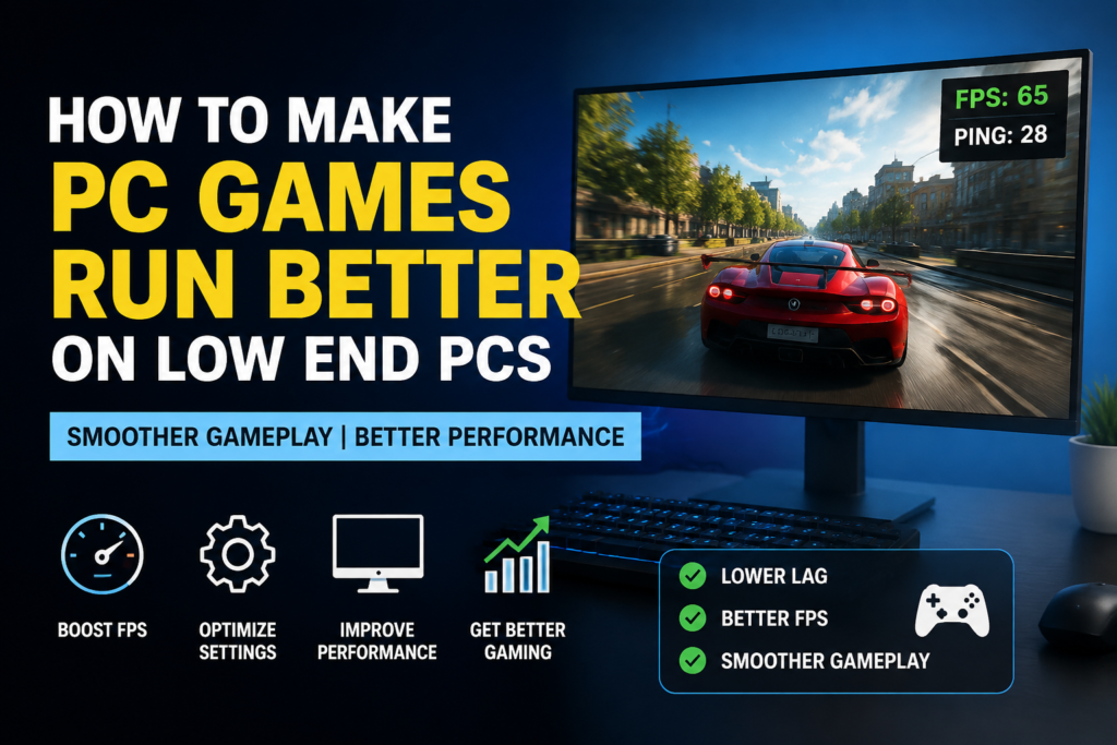 How to Make PC Games Run Better on Low End PCs
