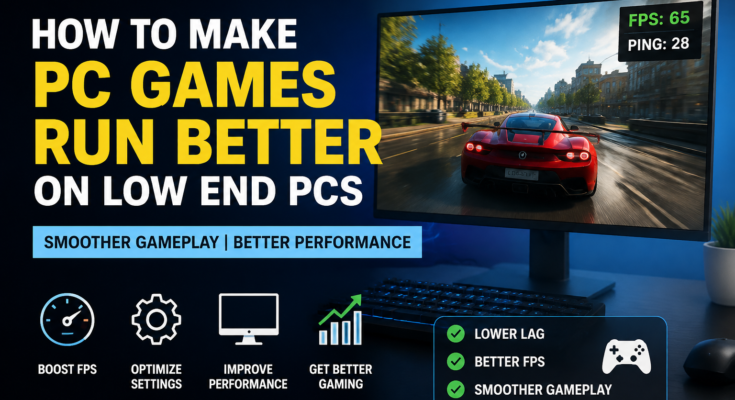 How to Make PC Games Run Better on Low End PCs
