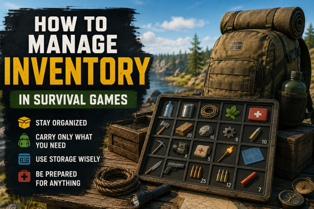 How to Manage Inventory in Survival Games