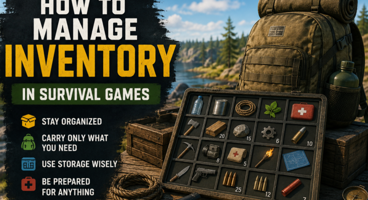 How to Manage Inventory in Survival Games