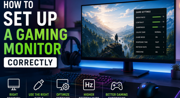 How to Set Up a Gaming Monitor Correctly